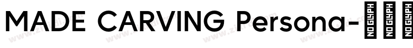 MADE CARVING Persona字体转换